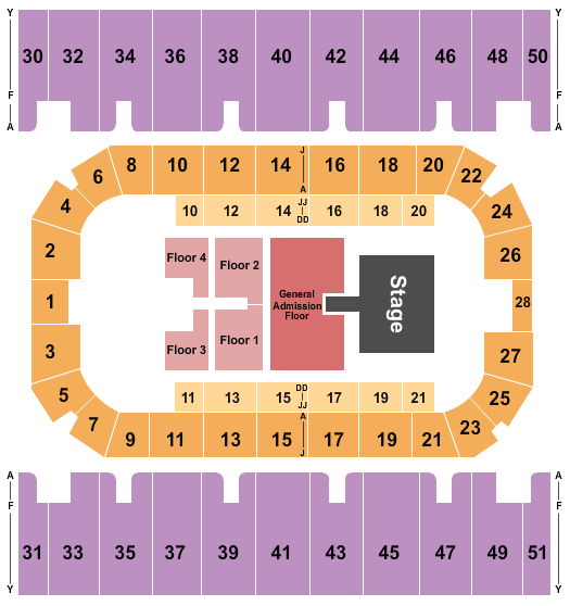 First Interstate Arena Jon Pardi Seating Chart