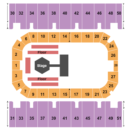 First Interstate Arena MMA Seating Chart