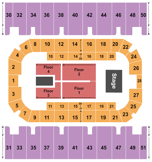 First Interstate Arena MercyMe Seating Chart