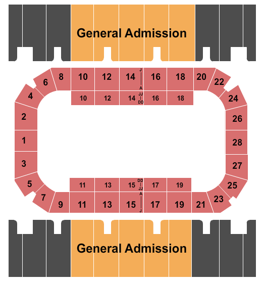 First Interstate Arena Open Floor Seating Chart