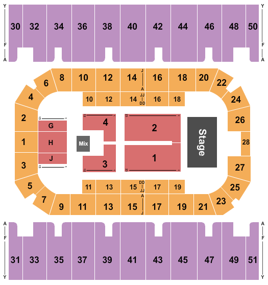 First Interstate Arena Pentatonix Seating Chart