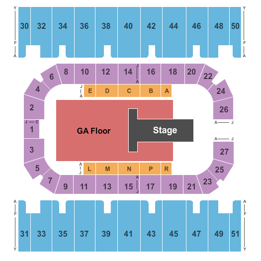 First Interstate Arena Shinedown Seating Chart