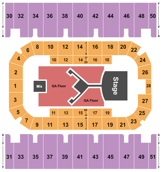 First Interstate Arena Seating Chart