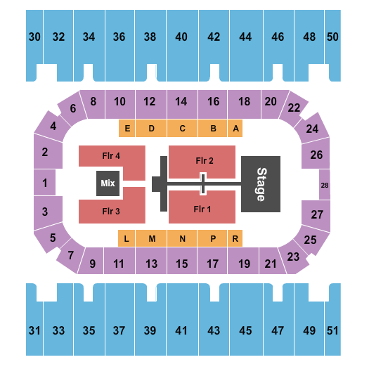 First Interstate Arena Tobymac Seating Chart