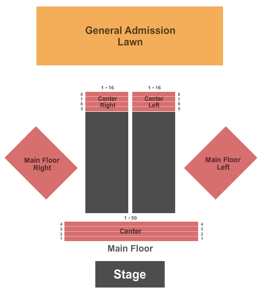 Jolt Credit Union Event Park at The Dow Event Center Endstage Seating Chart