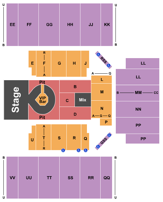 First National Bank Arena Toby Keith Seating Chart