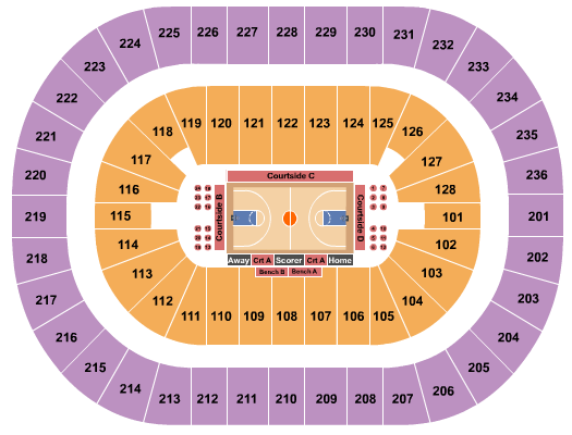 FirstOntario Centre Basketball 2 Seating Chart