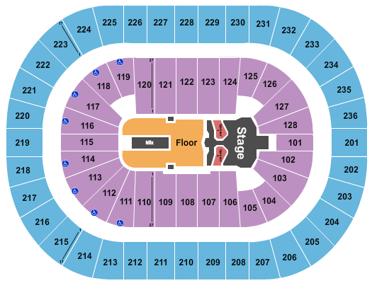 FirstOntario Centre CCMA Seating Chart