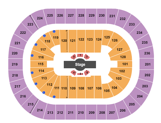 FirstOntario Centre Cirque Corteo Seating Chart