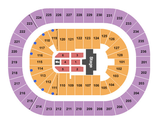 FirstOntario Centre Hedley Seating Chart