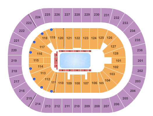 FirstOntario Centre Ice Age On Ice Seating Chart