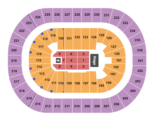 FirstOntario Centre Legends In Concert Seating Chart
