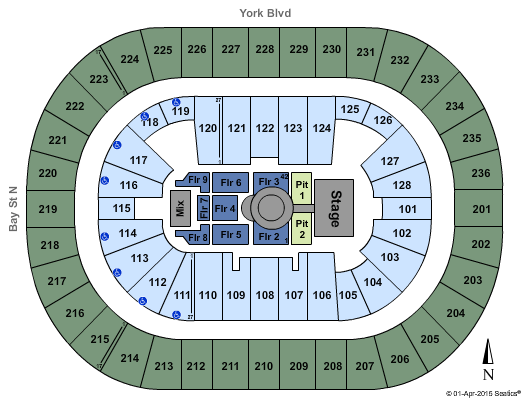 FirstOntario Centre Luke Bryan Seating Chart