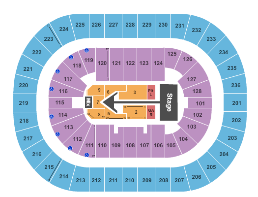 FirstOntario Centre Maroon 5 Seating Chart