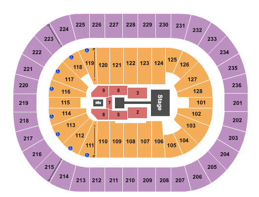 FirstOntario Centre Michael Buble Seating Chart