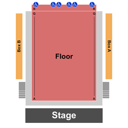 FirstOntario Performing Arts Centre - Recital Hall Seating Chart