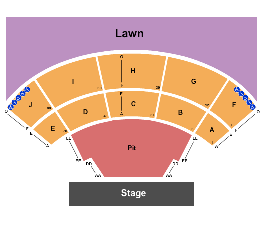 First Security Amphitheater Endstage 3 Seating Chart