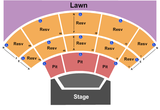 First Security Amphitheater Judas Priest Seating Chart