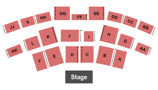 First West Endstage Seating Chart