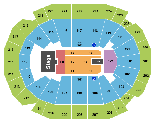 Fiserv Forum Alan Jackson Seating Chart