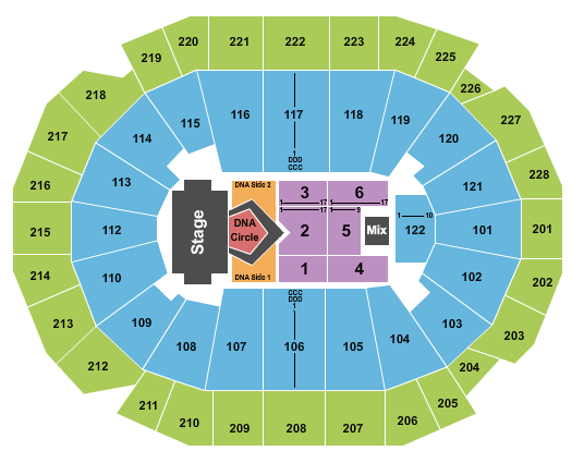 Fiserv Forum Backstreet Boys Seating Chart