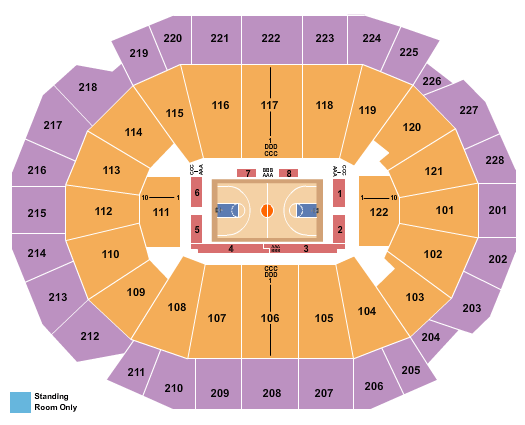 Fiserv Forum Milwaukee Seating Chart