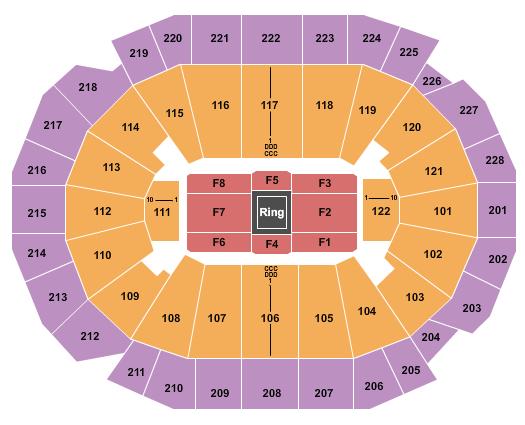 Fiserv Forum Boxing 2 Seating Chart