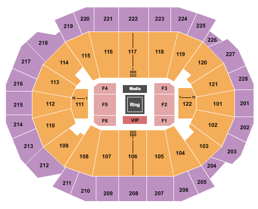 Fiserv Forum Boxing Seating Chart