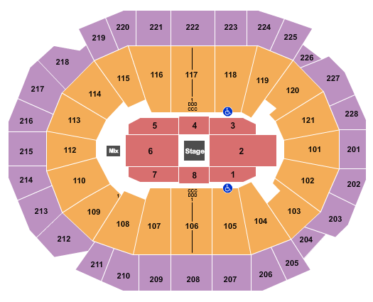 Fiserv Forum Seating Chart