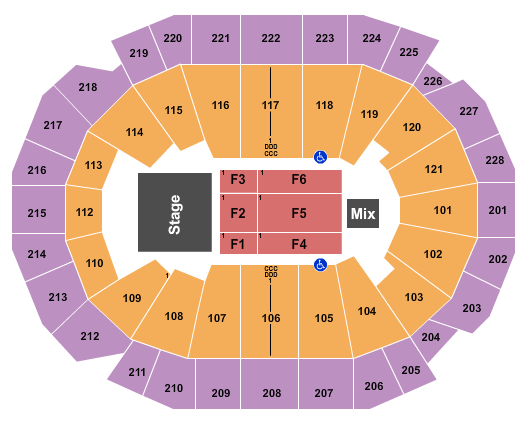 The Forum Interactive Seating Chart