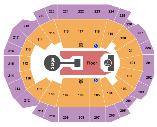 Fiserv Forum Childish Gambino Seating Chart