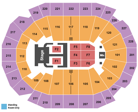 Fiserv Forum Dude Perfect Seating Chart
