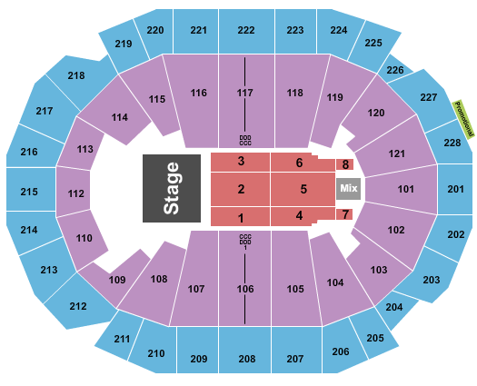 Fiserv Forum Endstage 6 Seating Chart