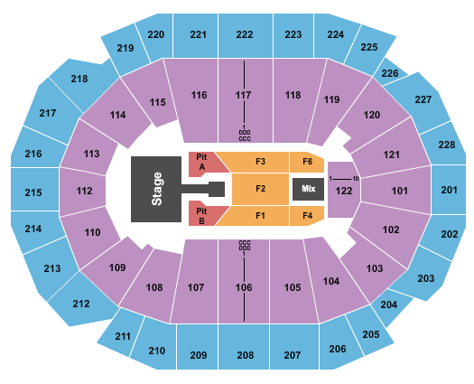 Fiserv Forum Seating Chart And Maps Milwaukee