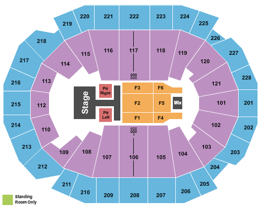 Fiserv Forum Old Dominion Seating Chart