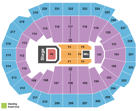Fiserv Forum Panic! At The Disco Seating Chart