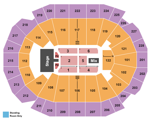 Fiserv Forum Pentatonix Seating Chart