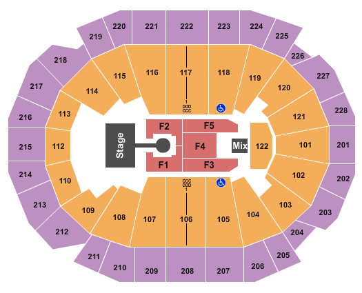 Fiserv Forum Rod Wave Seating Chart