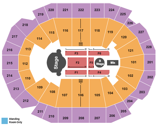 Fiserv Forum Shawn Mendes Seating Chart