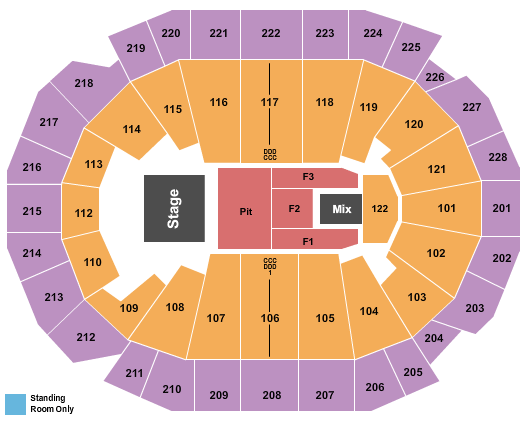 Fiserv Forum The 1975 Seating Chart