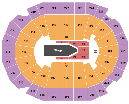 Fiserv Forum The Weeknd Seating Chart
