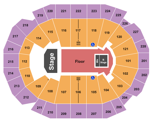 Fiserv Forum Tyler The Creator Seating Chart