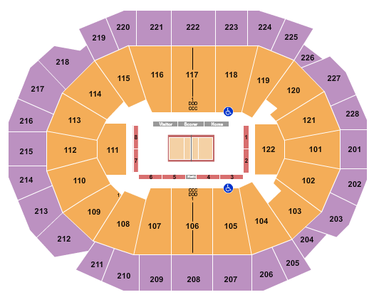 Fiserv Forum Volleyball 2 Seating Chart