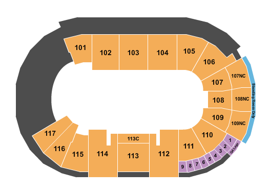 Fishers Event Center Open Floor Seating Chart