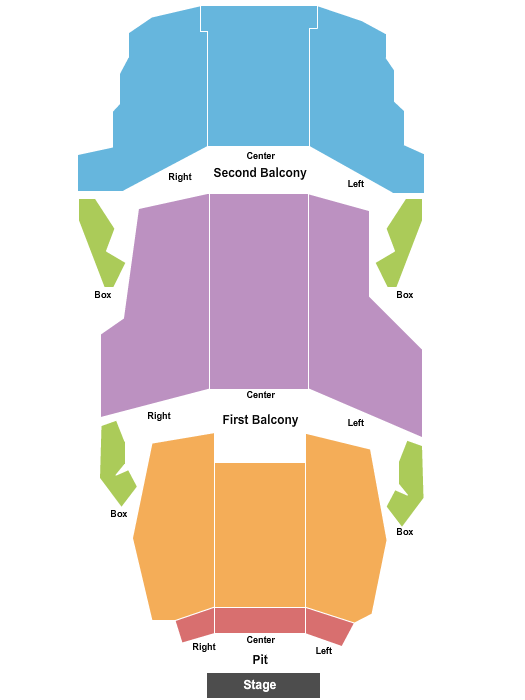 O Shaughnessy Theater Seating Chart