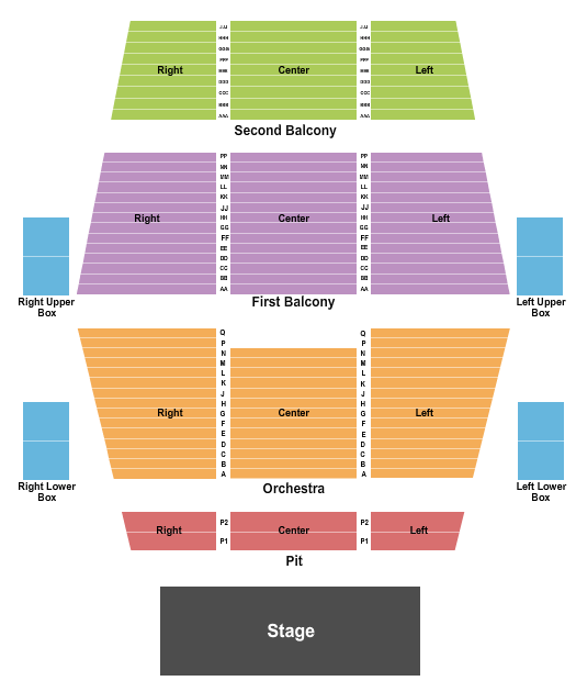 Fitzgerald Theater Seating Chart