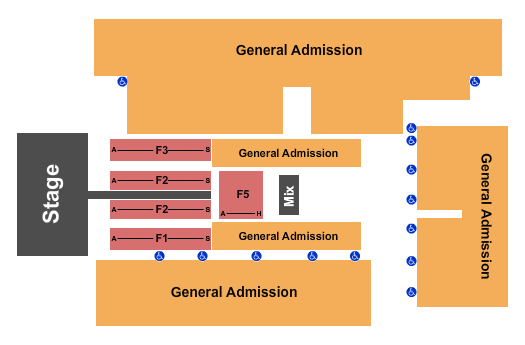 Five Flags Center - Arena Newsboys Seating Chart