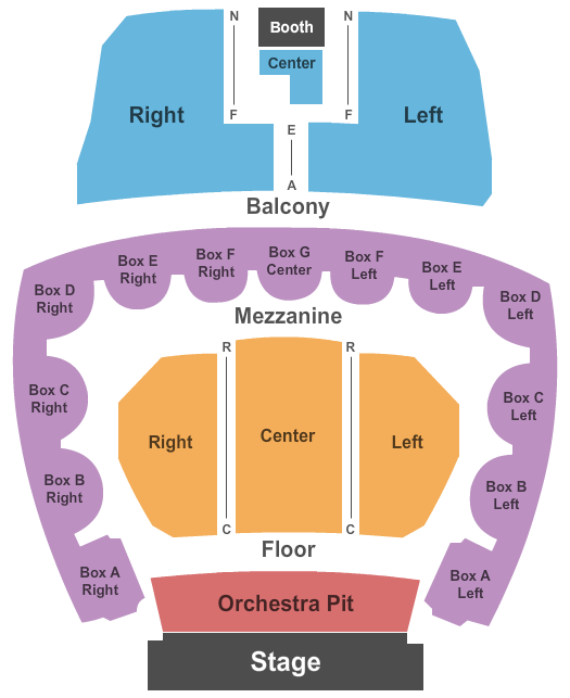 Five Flags Seating Chart