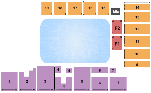 Five Flags Seating Chart