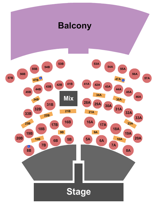 Flamingo Showroom at Flamingo Las Vegas Piff the Magic Dragon Seating Chart